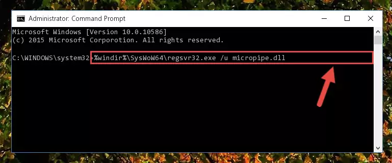 Creating a clean registry for the Micropipe.dll file (for 64 Bit)
