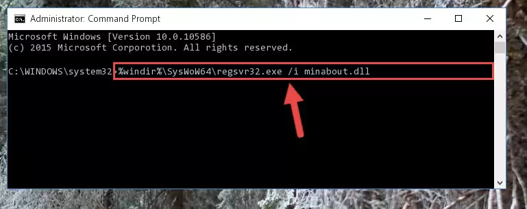 Uninstalling the Minabout.dll file's problematic registry from Regedit (for 64 Bit)