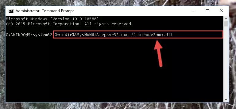 Uninstalling the Mirodv2bmp.dll library's problematic registry from Regedit (for 64 Bit)