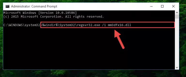 Reregistering the Mm3dfx16.dll file in the system (for 64 Bit)