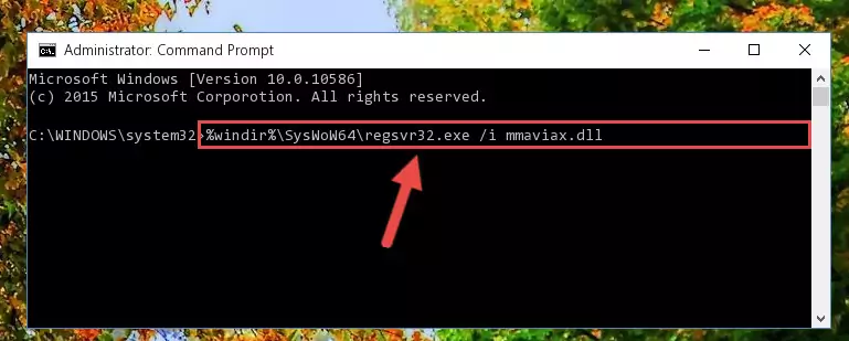 Deleting the Mmaviax.dll library's problematic registry in the Windows Registry Editor