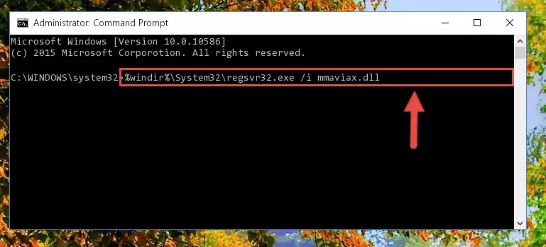 Reregistering the Mmaviax.dll library in the system (for 64 Bit)