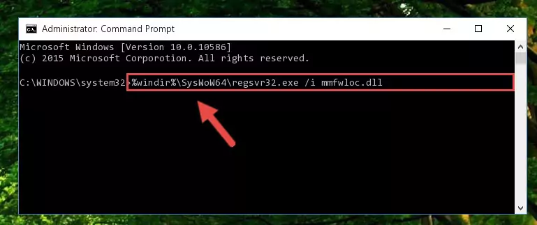 Uninstalling the broken registry of the Mmfwloc.dll file from the Windows Registry Editor (for 64 Bit)