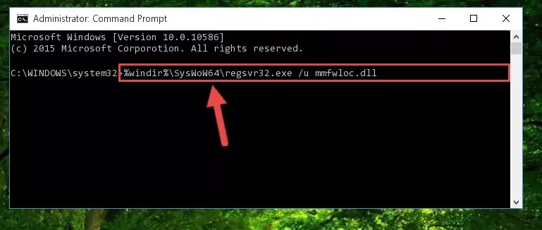 Reregistering the Mmfwloc.dll file in the system (for 64 Bit)