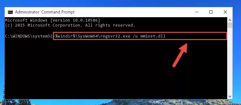 Creating a clean registry for the Mminet.dll file (for 64 Bit)