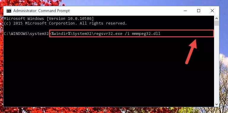 Reregistering the Mmmpeg32.dll file in the system (for 64 Bit)