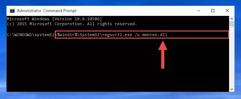 Creating a new registry for the Monres.dll file