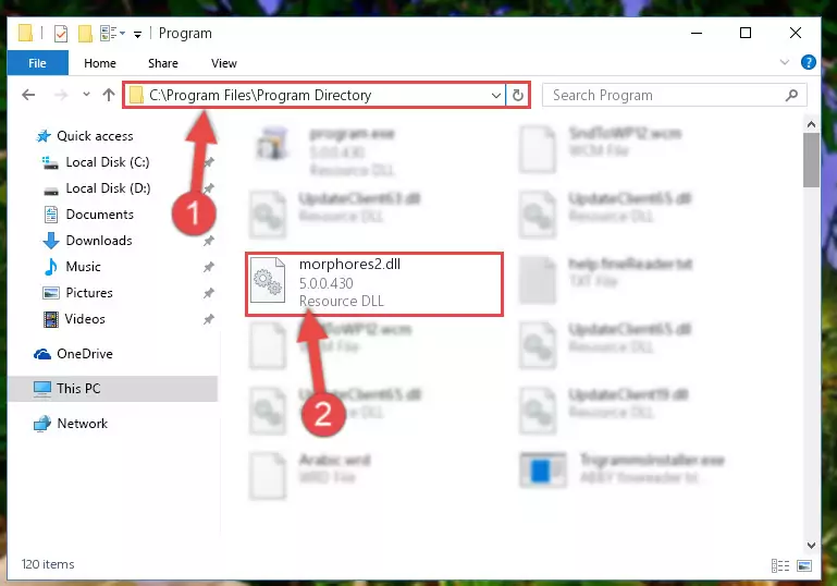 Uninstalling the Morphores2.dll library's broken registry from the Registry Editor (for 64 Bit)