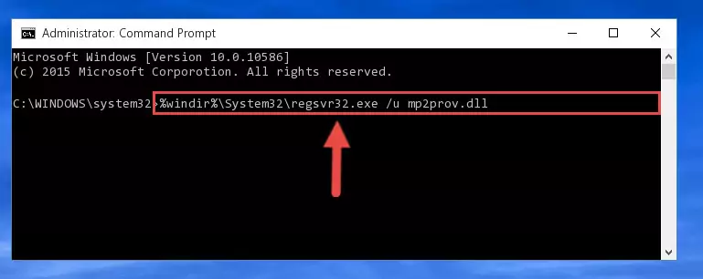 Making a clean registry for the Mp2prov.dll library in Regedit (Windows Registry Editor)