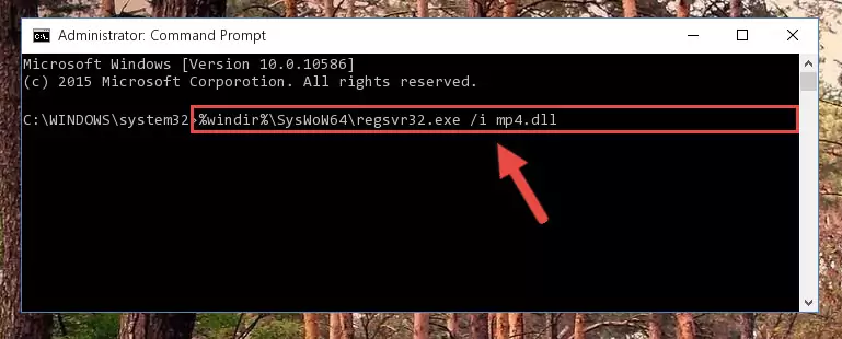 Uninstalling the Mp4.dll file's broken registry from the Registry Editor (for 64 Bit)