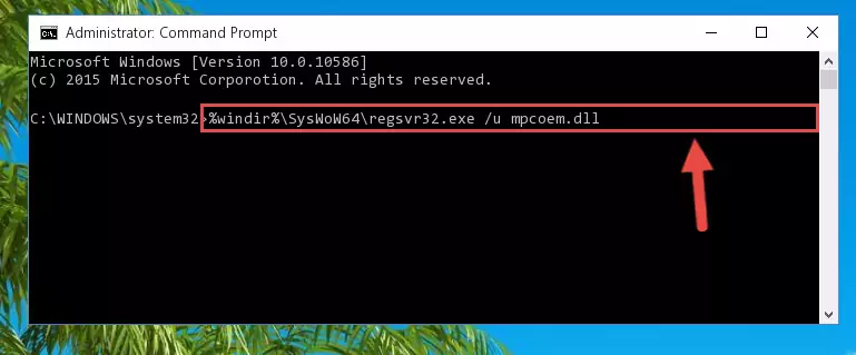 Creating a clean and good registry for the Mpcoem.dll file (64 Bit için)