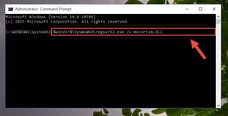 Creating a clean and good registry for the Mscortim.dll library (64 Bit için)