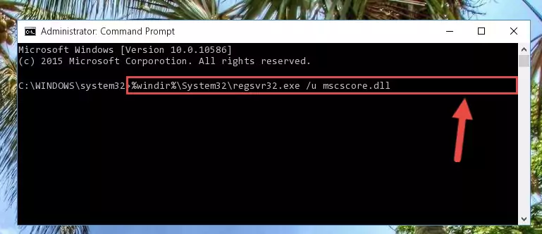 Making a clean registry for the Mscscore.dll file in Regedit (Windows Registry Editor)