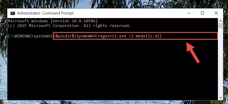 Uninstalling the Msdatl2.dll library's broken registry from the Registry Editor (for 64 Bit)