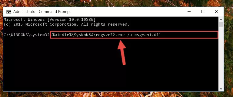 Creating a clean registry for the Msgmapi.dll file (for 64 Bit)