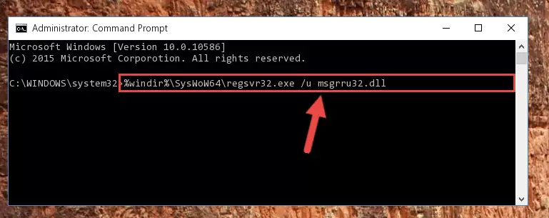 Making a clean registry for the Msgrru32.dll file in Regedit (Windows Registry Editor)