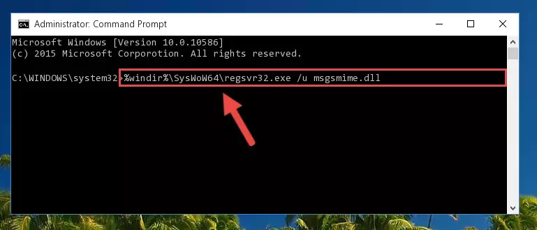 Making a clean registry for the Msgsmime.dll library in Regedit (Windows Registry Editor)