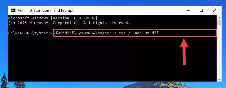 Making a clean registry for the Msi_9x.dll file in Regedit (Windows Registry Editor)