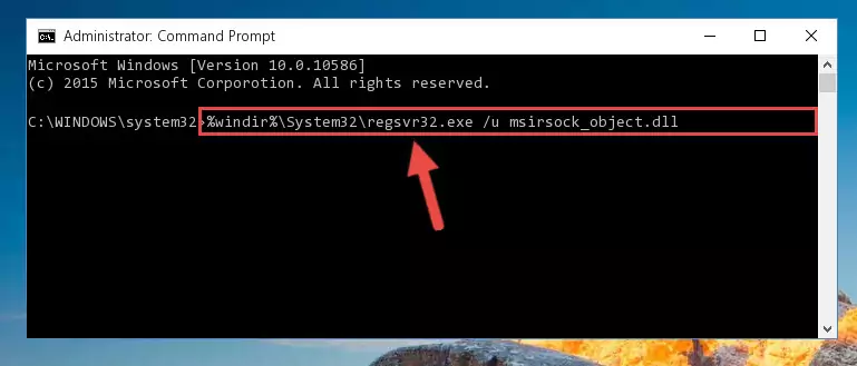 Making a clean registry for the Msirsock_object.dll file in Regedit (Windows Registry Editor)