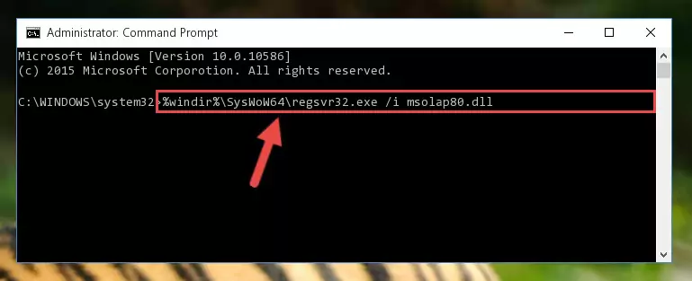 Uninstalling the Msolap80.dll library's broken registry from the Registry Editor (for 64 Bit)