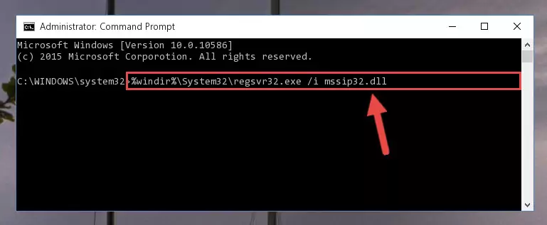Deleting the Mssip32.dll file's problematic registry in the Windows Registry Editor