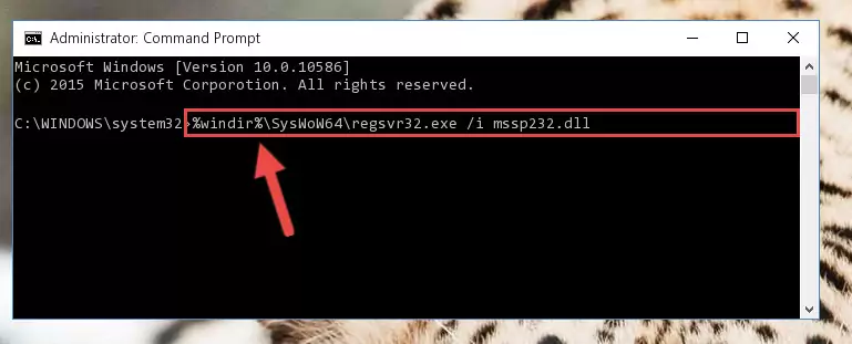 Uninstalling the broken registry of the Mssp232.dll file from the Windows Registry Editor (for 64 Bit)