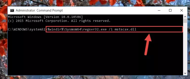 Deleting the damaged registry of the Mstscax.dll