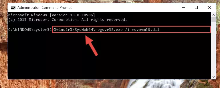 Uninstalling the Msvbvm50.dll file's problematic registry from Regedit (for 64 Bit)