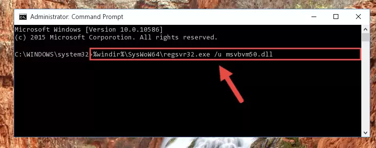 Creating a clean registry for the Msvbvm50.dll file (for 64 Bit)