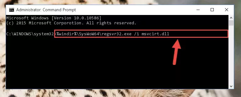 Uninstalling the Msvcirt.dll file from the system registry