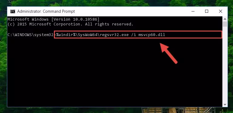 Cleaning the problematic registry of the Msvcp60.dll library from the Windows Registry Editor