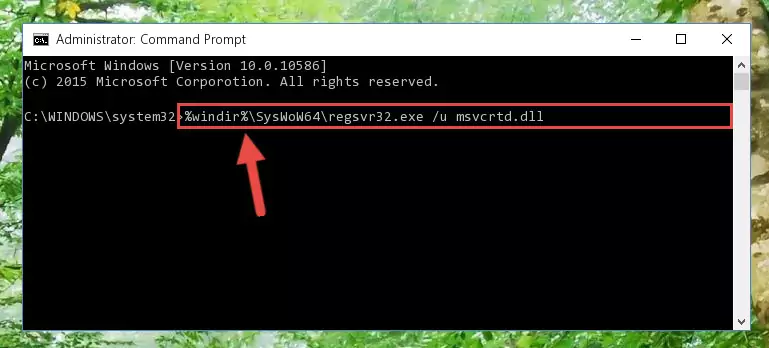Creating a clean registry for the Msvcrtd.dll library (for 64 Bit)