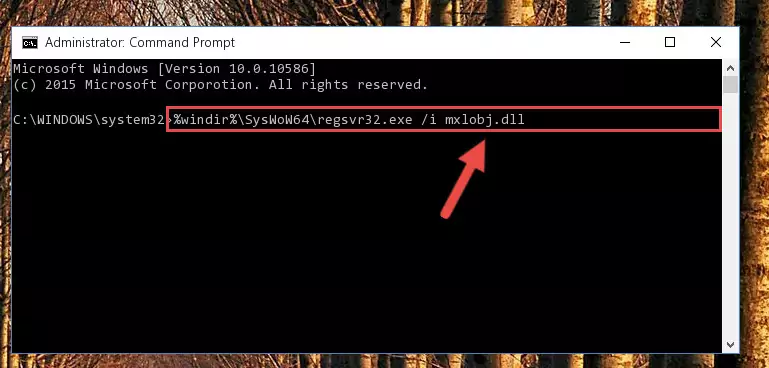Uninstalling the broken registry of the Mxlobj.dll library from the Windows Registry Editor (for 64 Bit)
