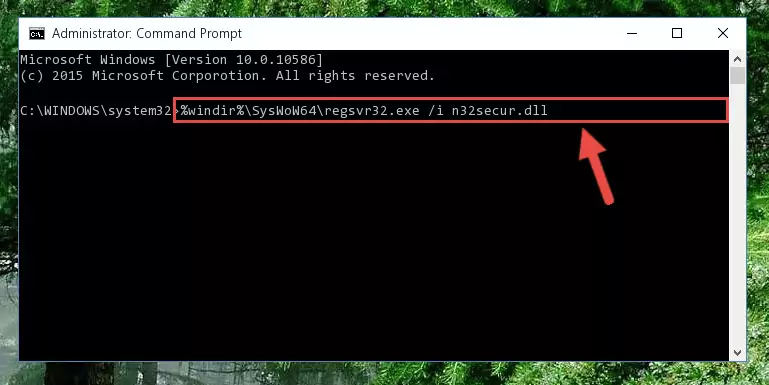 Uninstalling the N32secur.dll file's broken registry from the Registry Editor (for 64 Bit)