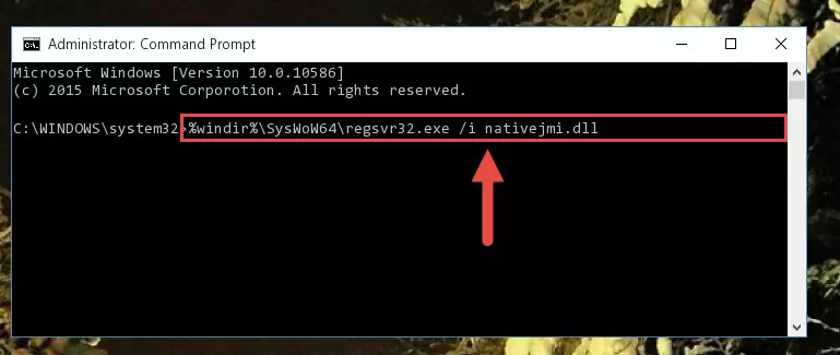 Deleting the damaged registry of the Nativejmi.dll