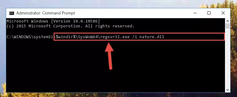 Deleting the Nature.dll file's problematic registry in the Windows Registry Editor