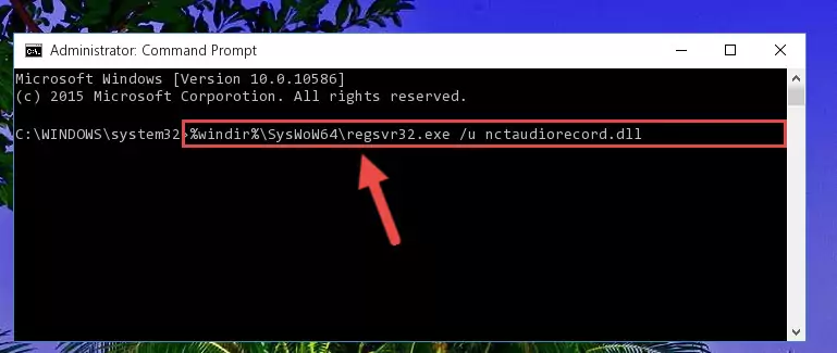 Creating a clean registry for the Nctaudiorecord.dll file (for 64 Bit)