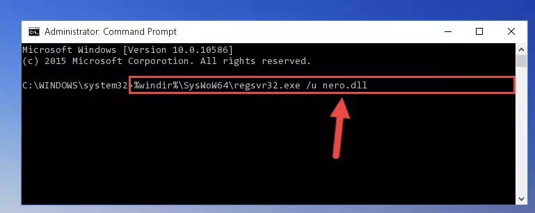 Creating a new registry for the Nero.dll library