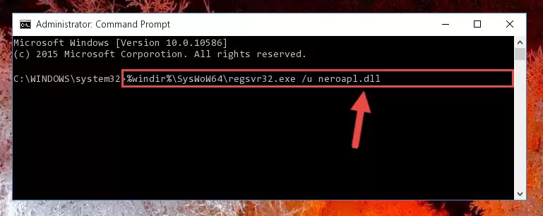 Creating a new registry for the Neroapl.dll file