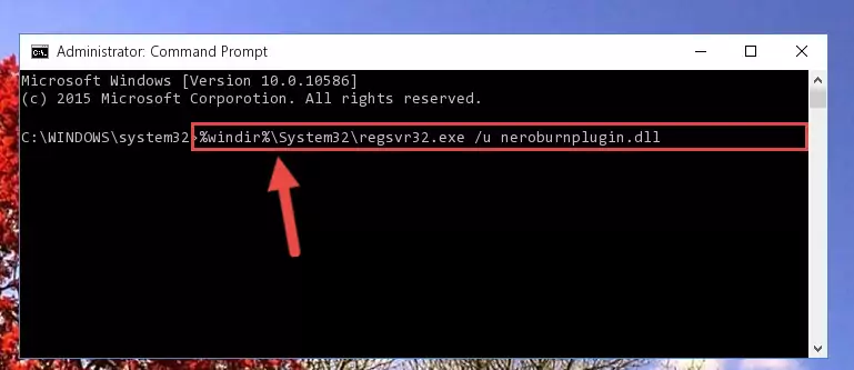 Reregistering the Neroburnplugin.dll file in the system