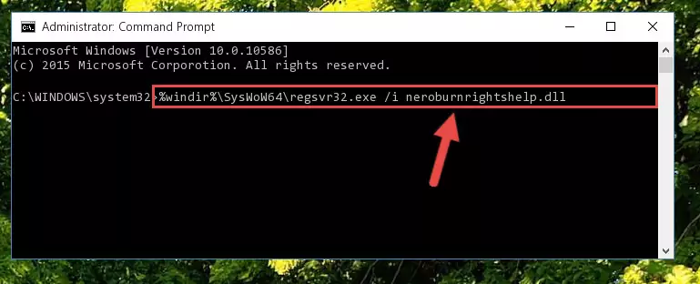 Uninstalling the broken registry of the Neroburnrightshelp.dll file from the Windows Registry Editor (for 64 Bit)