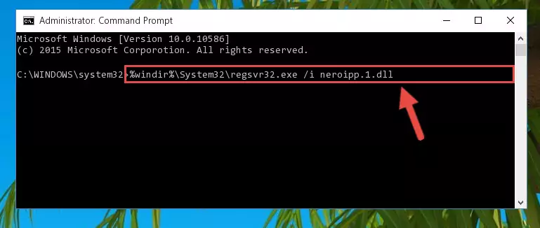 Deleting the Neroipp.1.dll library's problematic registry in the Windows Registry Editor