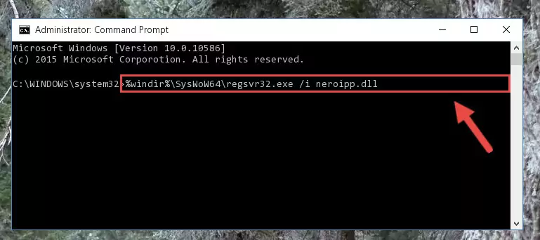 Deleting the Neroipp.dll file's problematic registry in the Windows Registry Editor