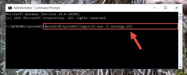 Reregistering the Neroipp.dll file in the system (for 64 Bit)