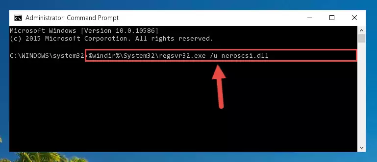 Creating a new registry for the Neroscsi.dll library