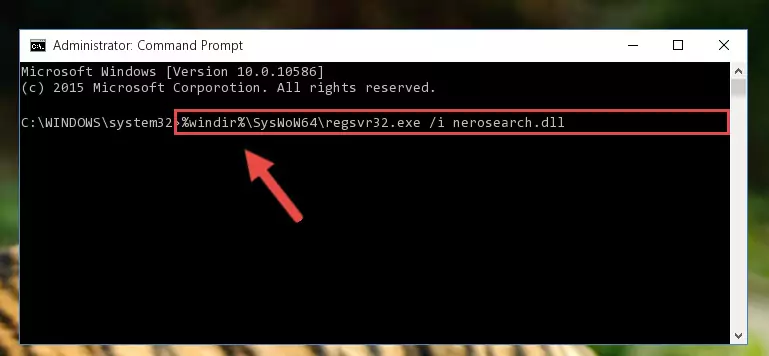 Uninstalling the broken registry of the Nerosearch.dll library from the Windows Registry Editor (for 64 Bit)