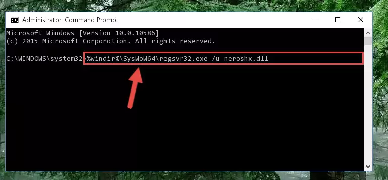 Creating a new registry for the Neroshx.dll file