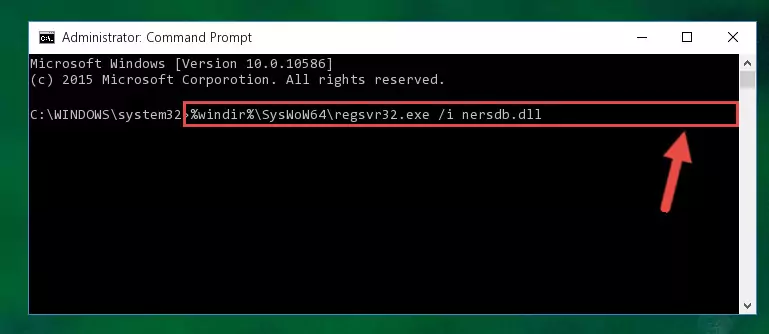 Uninstalling the Nersdb.dll library from the system registry