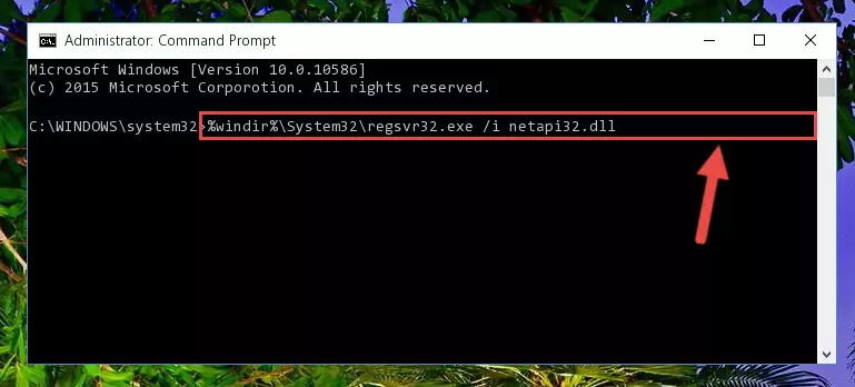 Uninstalling the Netapi32.dll file from the system registry