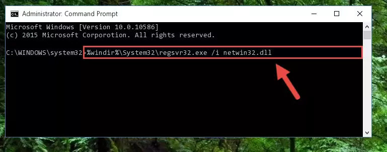 Creating a clean registry for the Netwin32.dll file (for 64 Bit)